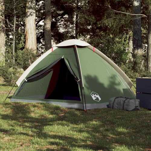 NQJIBUE Home Garden,Camping Tent Dome 2-Person Green Waterproof
