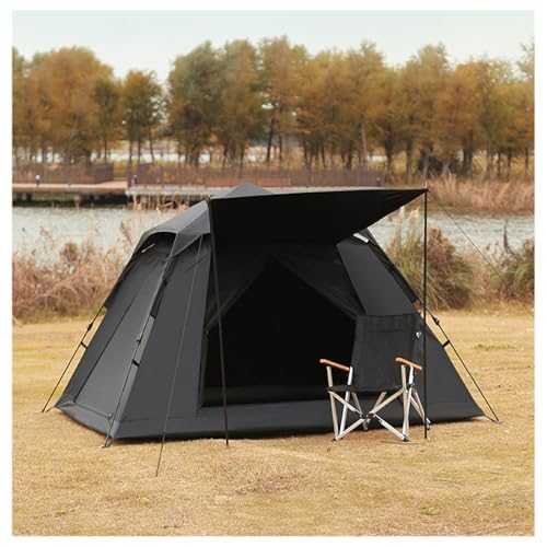 4 Man Tent It Pops Up In Three Seconds,5000 mm Waterproof Large Tents Firm and Stable Waterproof Tents for Family Camping,Hiking Party 4 People