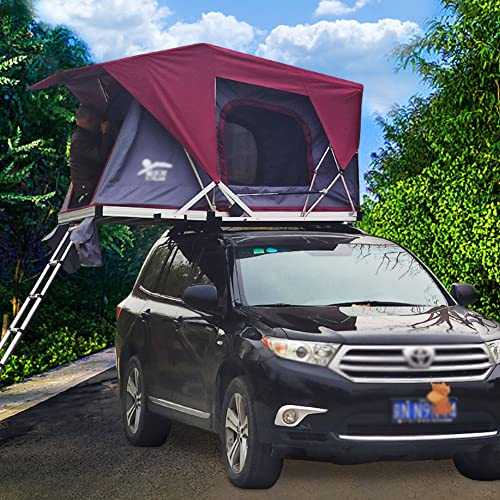 HYQHYX rooftop tent suv tent 00 roof tent SUV camping with ladder waterproof sunroof quick open breathable large space outdoor