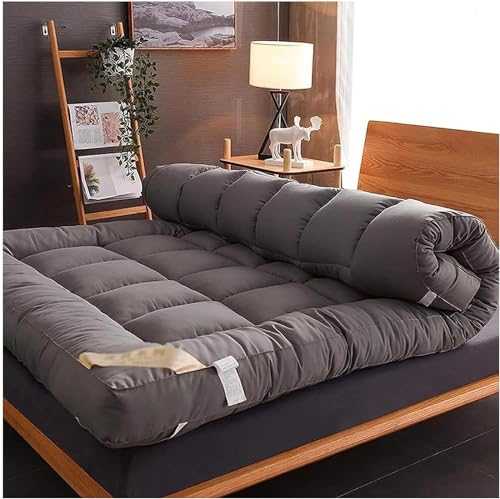 LLCDZR Thicken Japanese Futon Mattress Foldable Tatami Mat Camping Mattress Roll Up Portable Floor Mattress Twin(100x200cm)