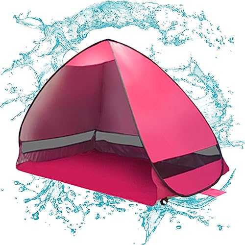 Beach, Beach Sun Shelter Pop Up Anti-UV, Portable Summer Easy Setup Tent Suitable for Garden, Fishing, Camping, Park,