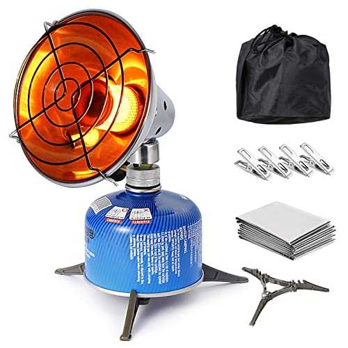 Lixada Camping Heater Portable Lightweight Gas-Heater Stainless Steel Camp Gas Heater for Outdoor Winter Warmth Tent Backpacking Picnic Hiking Traveling BBQ