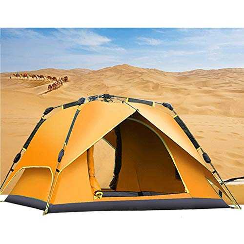 Tents 3 Person Tents for Camping, Instant Backpacking Quick Tent Easy Set Up, Portable 3 Person Trapezoid Tent for Hiking & Mountain Outdoor Cabin Tent with Instant Setup Cabin Tent for Campin