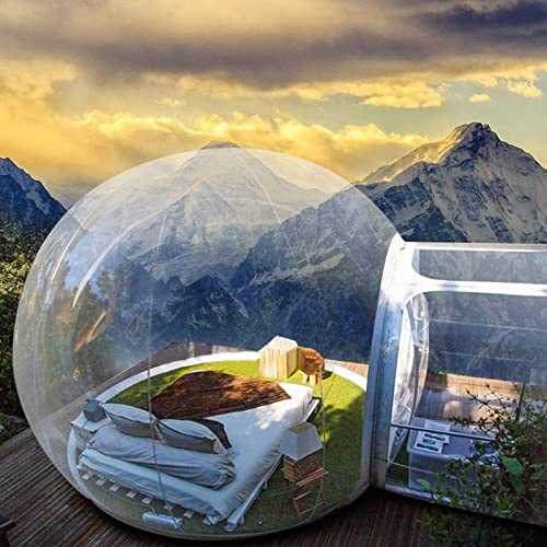 Inflatable Bubble House Inflatable Tent With Transparent Viewing View 360° Dome Inflatable Outdoor Bubble Tent With 6.5Ft Single Tunnel And Blower,6M