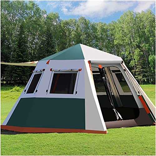 WXPXYBF Pop-Up Tents,Automatic Portable Tent with Aluminum Poles,Easy Setup Family Camping Instant Tent for 6 Person