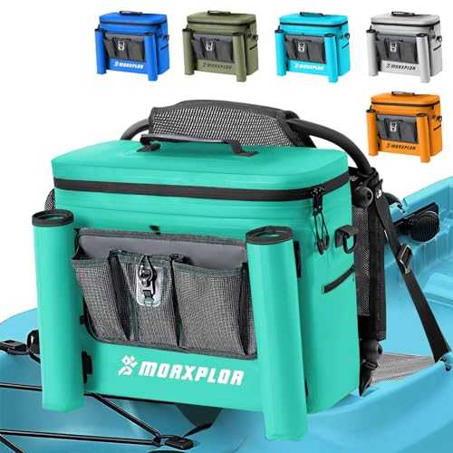 Kayak Cooler,Waterproof Kayak Seat Back Cooler for Kayaking,Kayak Accessories Cooler Bag,Protable Ice Chest,Beach Cooler,Travel Cooler for Camping or Lunch Bag