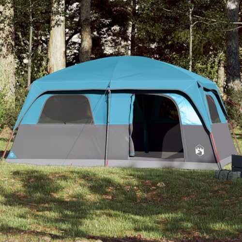 Vopese Family Tent Cabin 10-Person Blue Waterproof Tents