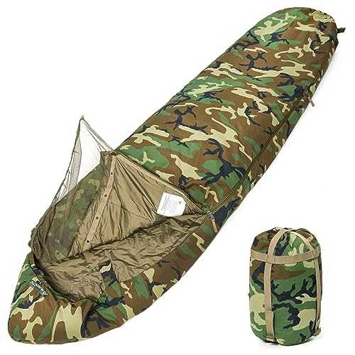 MT Army Force Defence 4 & Tropen Patrol Sleeping Bags Military Modular Sleeping System 2.0, Multicam/UCP/Woodland Camouflage