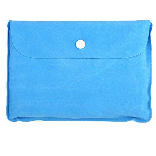 Inflatable Pillow, Square Foldable Neck Pillow Sleep Aid for Outdoor Camping Hiking Office