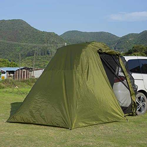 Car Tailgate Tent, Vehicle Mounted, 2-3 Person, 3 Season, Waterproof & Water-Resistant, Car Camping, Tailgate, Camping & Hiking, Fishing, Party, Travelling, Sun Shelter