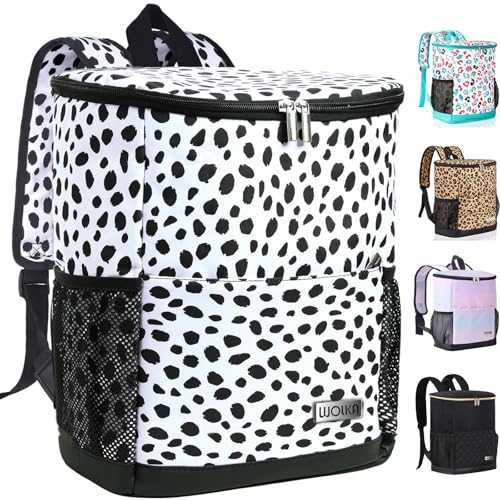 Wolka Backpack Cooler 35 Cans,Small Backpack Coolers Insulated Leak Proof,Lightweight Soft Sided Waterproof Cooler Backpack for Beach Camping Hiking Picnic,Lunch Backpack for Man and Women Gift…