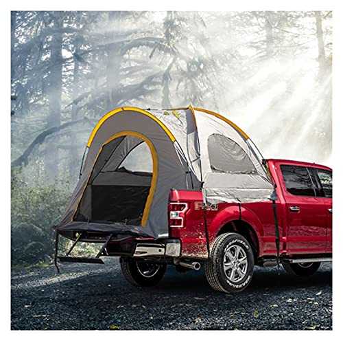 Car Tent Pickup Truck Tent Waterproof Double Layer for 2 Person Protable Truck Bed Tent Camping Preferred-Silver Gray