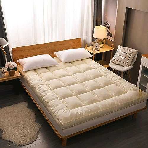 Futon Mattresses，Japanese Floor Mattress Futon Full Size Folding Mat for Sleeping Roll Up Bed Mat Foldable Minimalist Mattress for Floor and Camping