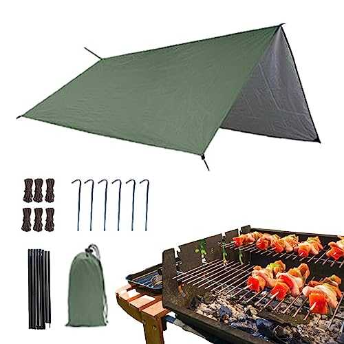 MezoJaoie Tent For Yard | Uv Block Beach Sun Shade Shelter | Easy Set-Up Canopy Tent, Camping Accessories For Yard, Garden, Beach, Garage, Cofferdam, Garage