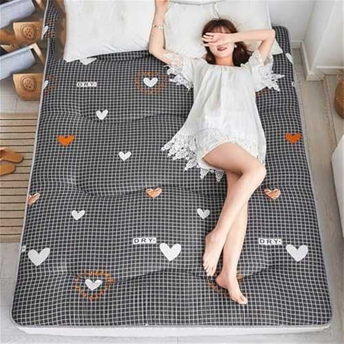 Japanese Floor Mattress Futon Mattress Mat Sleeping Mat Roll Up Camping Mattress Foldable Guest Bed Dorm Fitted Pad B 180 * 200cm