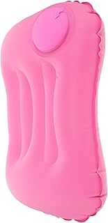 ARTSEWPLY Inflatable Camping Pillow Ergonomic Neck Tpu Material Compact Lightweight Air Pillow for Hiking Backpacking Travel Outdoors Pink