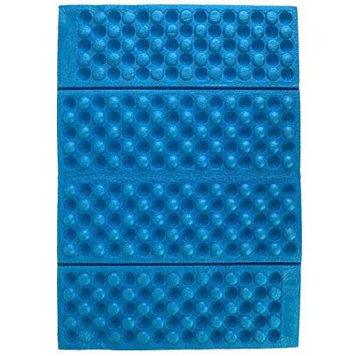 VGEBY1 Camping Mat, Foldable Cushion Seat Camping Foam Pad for Picnic Hiking Climbing Camping Traveling(Blue+Black)