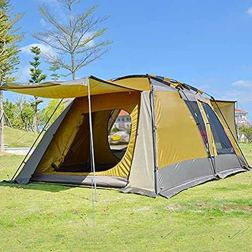 Outdoor Tent Large Camping Tent 10-Person-Family Tents, Parties, Music Festival Tent, Big, Waterproof Tent With Screen Room, 3 Season Tent Portable with Carry Bag