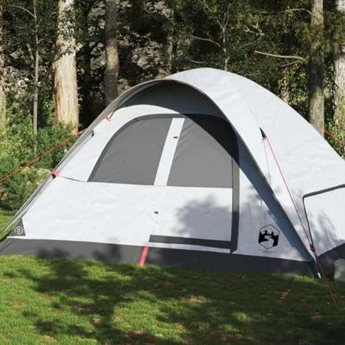 Outdoor Recreation Family Tent Dome 6-Person White Blackout Fabric Waterproof Camping & Hiking progress