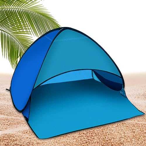 Dog Pop Up Tent,Head PopUp Canopy Beach Sun Shelters - Portable Sunproof Sun Shade With Mobile Phone Stand For Beach, Picnic, Hiking, Camping Honhoha