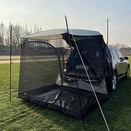 TentHome Versatile Car Tent SUV Tailgate Attachment Tent Rainfly Screen Room for Camping