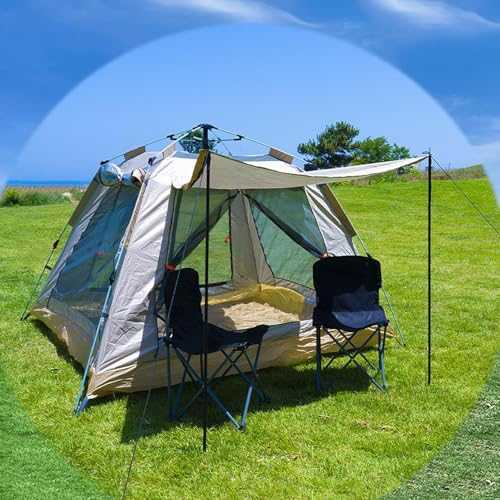 VDLLQYN, One-Touch, 3-4-5 Person Pop-Up Tent, Protection, Double Layer, Mesh Screen, Insect Proof, Excellent Breathability, Ultra Lightw,Tents