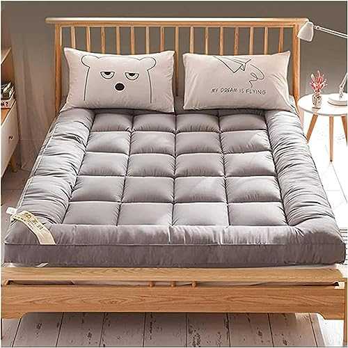 WPJQJWD Traditional Futon Mattress, Double Futon Floor Mat Futon Mattress Floor Tatami Mat Foldable Roll Up Bed Camping Sleeping Mat For Guests