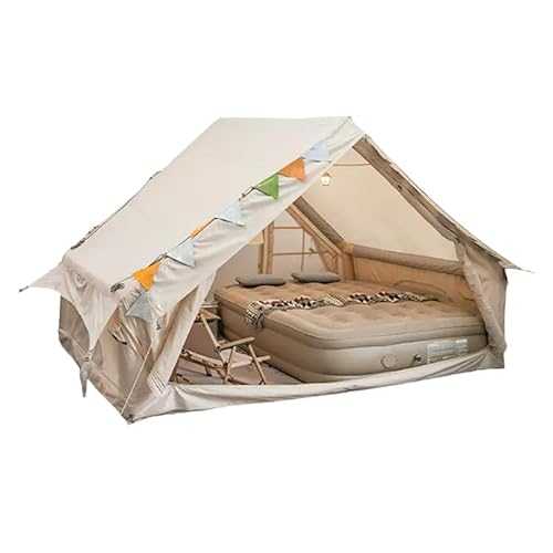 MIIKHI Inflatable Tent, Outdoor Camping, Portable Folding Cabin, One-Button Automatic Inflating, Multi-Stage Air Column Support, Stable (Oxford Cloth)