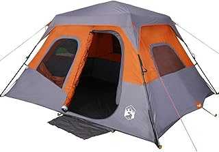 Family Tent 6-Person Lightweight Dome Tent Quick Release Waterproof vidaXL