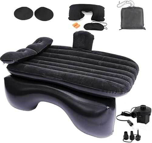 EVERGAIN | Ultimate Comfort on the Go with our Inflatable Car Air Mattress - Perfect for Road Trips and Camping| Car Air Mattress for Back Seat of Cars Camping Bed Portable Blow Up Mattress,
