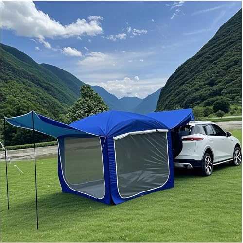 LESBJFDM Tailgate Tent for Car, Camping Shelter Pop Up, Car Tents for Vehicles, Tail Gate Tent, Suv Tailgate Tent Uk, Car Boot Tent Camping