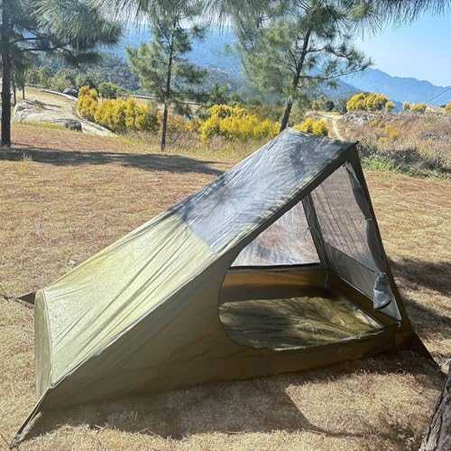 Ultralight Outdoor 1 Person Mesh Inner Tent with Mosquito Net for Camping, Hiking, Fishing, Forest Adventures, Bike Packing