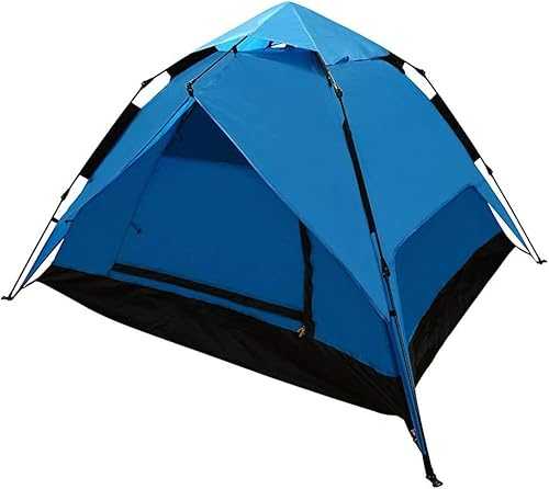 Camping Tent Automatic Pop Up Camping Tent 4 Person With Sunscreen Coating Waterproof 4 Season Instant Tent For Outdoor Tent Tents For Adults