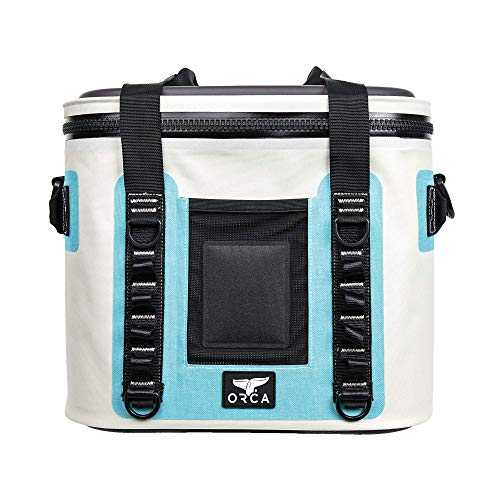 ORCA Walker 20 Can Soft Cooler Bag, Insulated Bag with Shoulder Strap and Extra Pockets, Holds 20 Cans of Soda, Keeps Drinks Ice Cold All Day, Perfect for Beach, Park, Hikes, Picnics and More