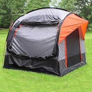 Car Camping Tent, 5-6 Person Waterproof SUV Awning | Tailgate Rear Trunk Shelter for Outdoor Travel with Screen
