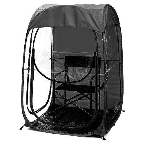 Instant Pop Up Weather Tent Pod for Fishing and Camping - 100x100x150cm Shelter for Rain Wind Cold - Outdoor Popup Shelter (Chairs Not Included)