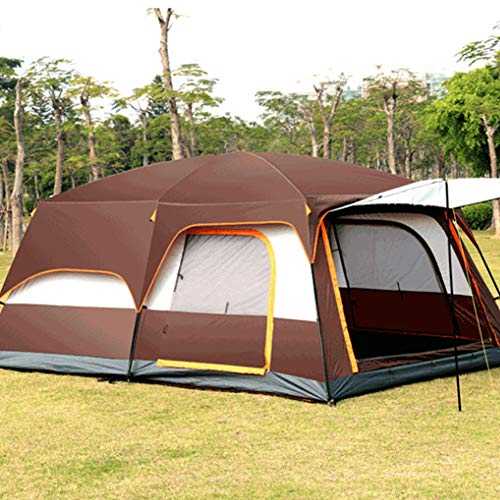 Waterproof Deluxe Family Tent With Separate Living And Sleeping Area - Easy To Pitch, Camping Tent For Outdoor Adventures