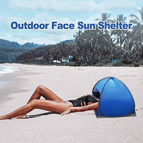 SPRINGWT Sun Shelters,Instant Sun Shade Canopy,Head PopUp Canopy, Automatic Shade Tent for Beach Camping Fishing Hiking Picnic,Portable Sun Shelter with Mobile Phone Stand