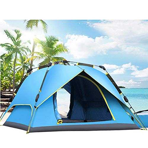 Tents For Camping 3 Person Tents for Camping, Instant Backpacking Quick Tent Easy Set Up, Portable 3 Person Trapezoid Tent for Hiking & Mountain Outdoor Cabin Tent with Instant Setup Cabin Tent