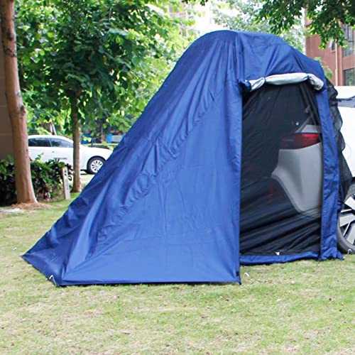 SUV Tent, Universal Truck Camping Tent Sleeps Up to 2, Double Layer Sun-proof Car Tailgate Awning with Mosquito Net, Waterproof Car Tailgate Tents for Outdoor Camping Hiking Travel