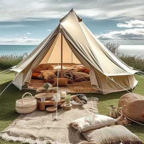 Outdoor Tent, Wild Luxury Camping, Rainproof and Windproof Cabin, Park Campsite, Suitable for Multi Person Camping Tent
