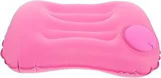 PENIKOKO Ultralight Inflatable Camping Pillow Ergonomic Neck Travel Air Pillow Compact Tpu Material for Hiking Backpacking Outdoor Adventures Pink