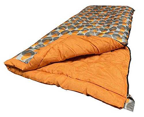 OLPRO Outdoor Leisure Products Dark Moon Large Adult Sleeping Bag 3 Season with Warm Brushed Cotton Lining Comes with Storage bag