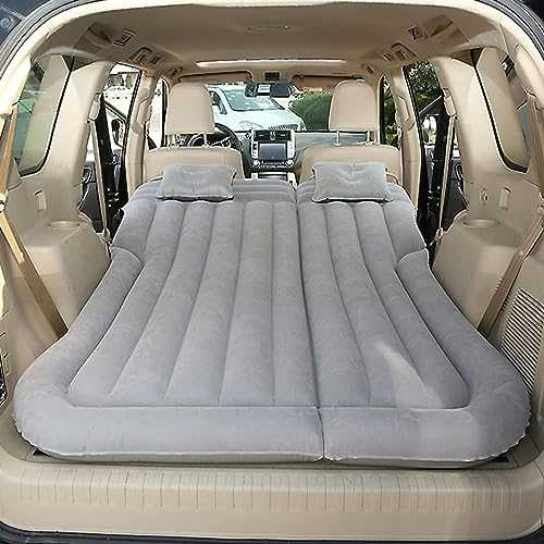 VIPHID Car Multifunctional Air Bed for Range Rover Sport,Cars Inflatable Air Mattress,Custom Flocking Sleeping Mat,Auto Mattress with Air Pump and Two Pillows,Grey