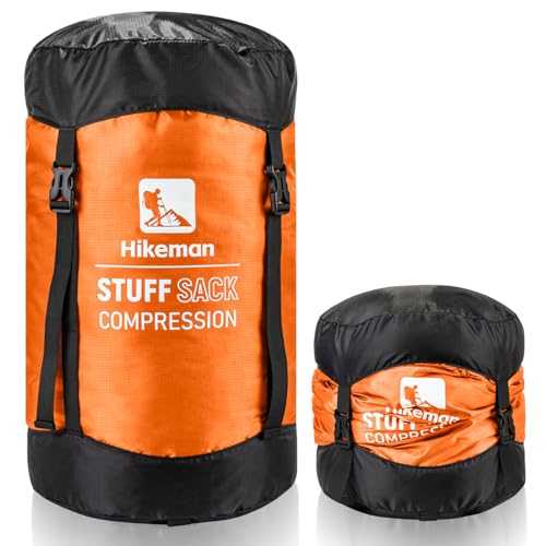 Compression Stuff Sack for Sleeping Bag - Lightweight Compression Bag,Water-Resistant Sleeping Bag Stuff Sack for Camping Outdoor Hiking Backpacking Travelling