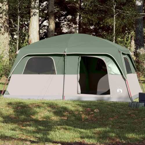 Vopese Family Tent Cabin 10-Person Green Waterproof Tents