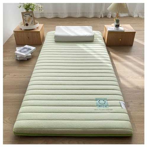 QiuShuiDr New Japanese Floor Mattress, Folding Sleeping Pad Breathable Floor Bed Sleeping Futon Mat, Tatami Portable Roll Up Camping Mattress Boys Girls Dormitory Mattress(A,120X200cm)