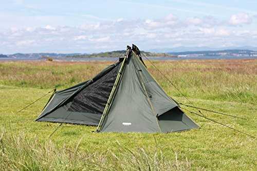 DD Hammocks - DD SuperLight Tarp Tent - Lightweight 1 Person Hiking Tent for Adventure sports Backpacking and Bikepacking