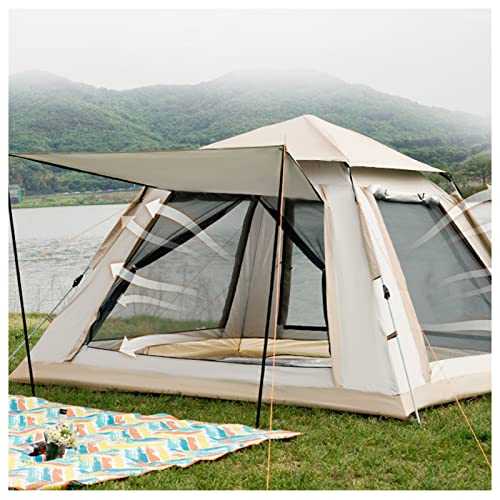 Family Tent With Living Area 4 Man,Waterproof Teepee Adult Sturdy Large Tents for Camping for Family for Camping