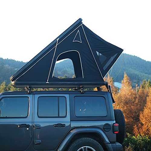 rooftop tent suv tent Pickup Truck Tent, Double Layer 2 Persons Lathe Tent, Aluminum Portable Folding Tent